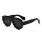 irregular square candy color sunglasses for women new fashion black yellow sun glasses