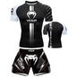 Free fighting and Boxing MuayThai Shirt shorts set Venom UFC Sets Quick-Drying Breathable Polyester Training T-Shirt Shorts set