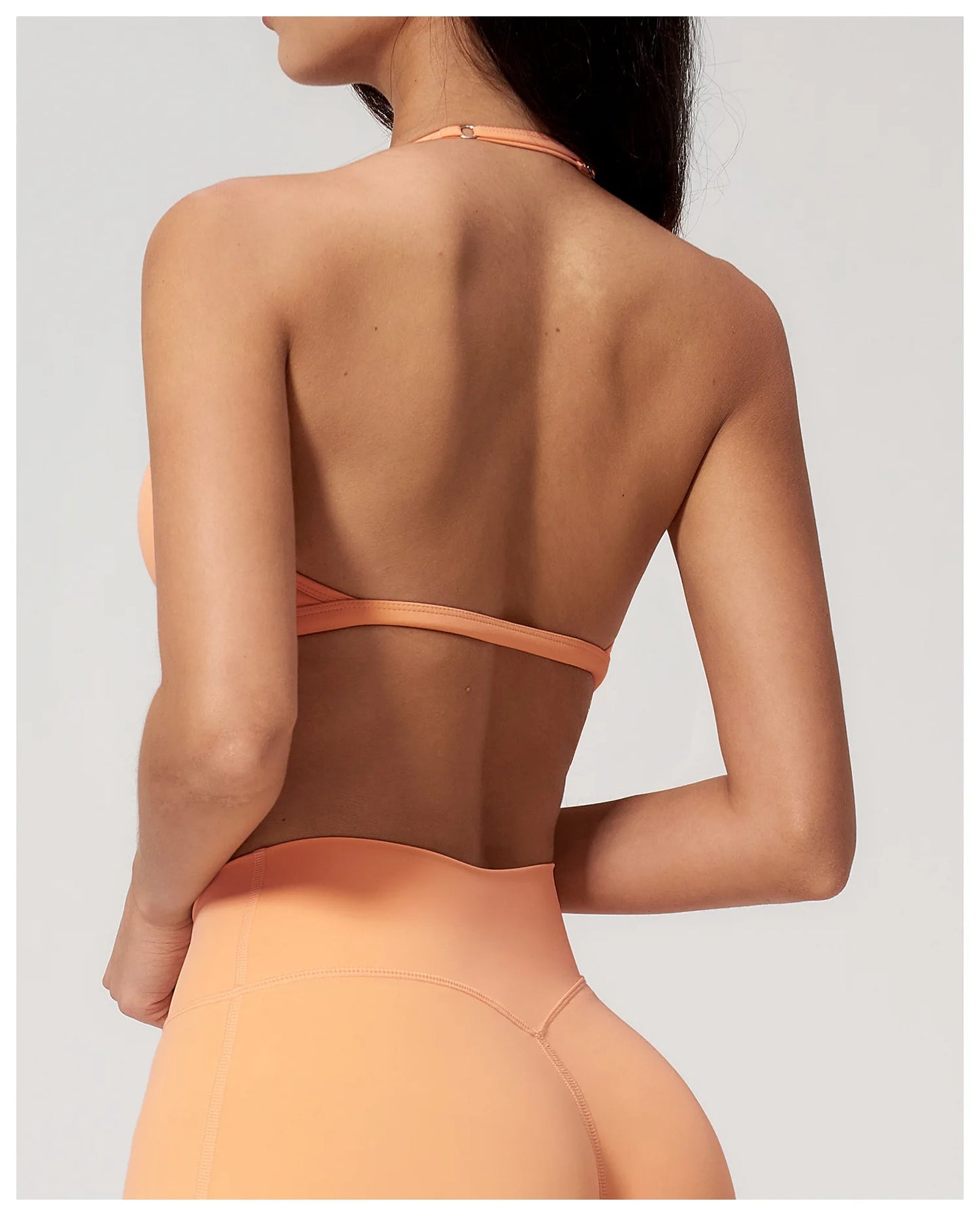 Sporty Woman Top New Brushed Yoga Wear For Women Halter Neck Bra Shockproof Quick-dry Summer Women Underwear Gym Clothes Woman