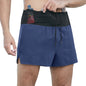 Quick Dry Men Running Shorts Double Layer Sport Shorts With Fanny Pack Multi Pockets