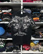 Summer New Men's Breathable Round Neck T-shirt Y2K Retro Clothing Punk Hip Hop Pattern Printed