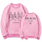 The Rose Kpop Sweatshirt Back To Me Hoodie Korean Group Pullover Women Long Sleeve Sweatshirts Graphic Hoodies Kpop Fans Gift