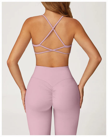 Sports Bras Woman Quick-Dry Women Underwear Sporty Woman Top Summer Slim Fit Casual Backless Running Sports Wear Female Clothing