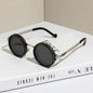 Polarized ND9 Adjustable Dimming Sun Glasses Men Women Round Sunglasses Retro Punk Men's Fishing Eyeglasses Outdoor Shades UV400