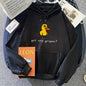 The Duck Song Got Any Grapes Printed Hoodies Kawaii Cartoon Women Sweatshirts Fashion Casual HipHop Sweatshirt Harajuku Unisex
