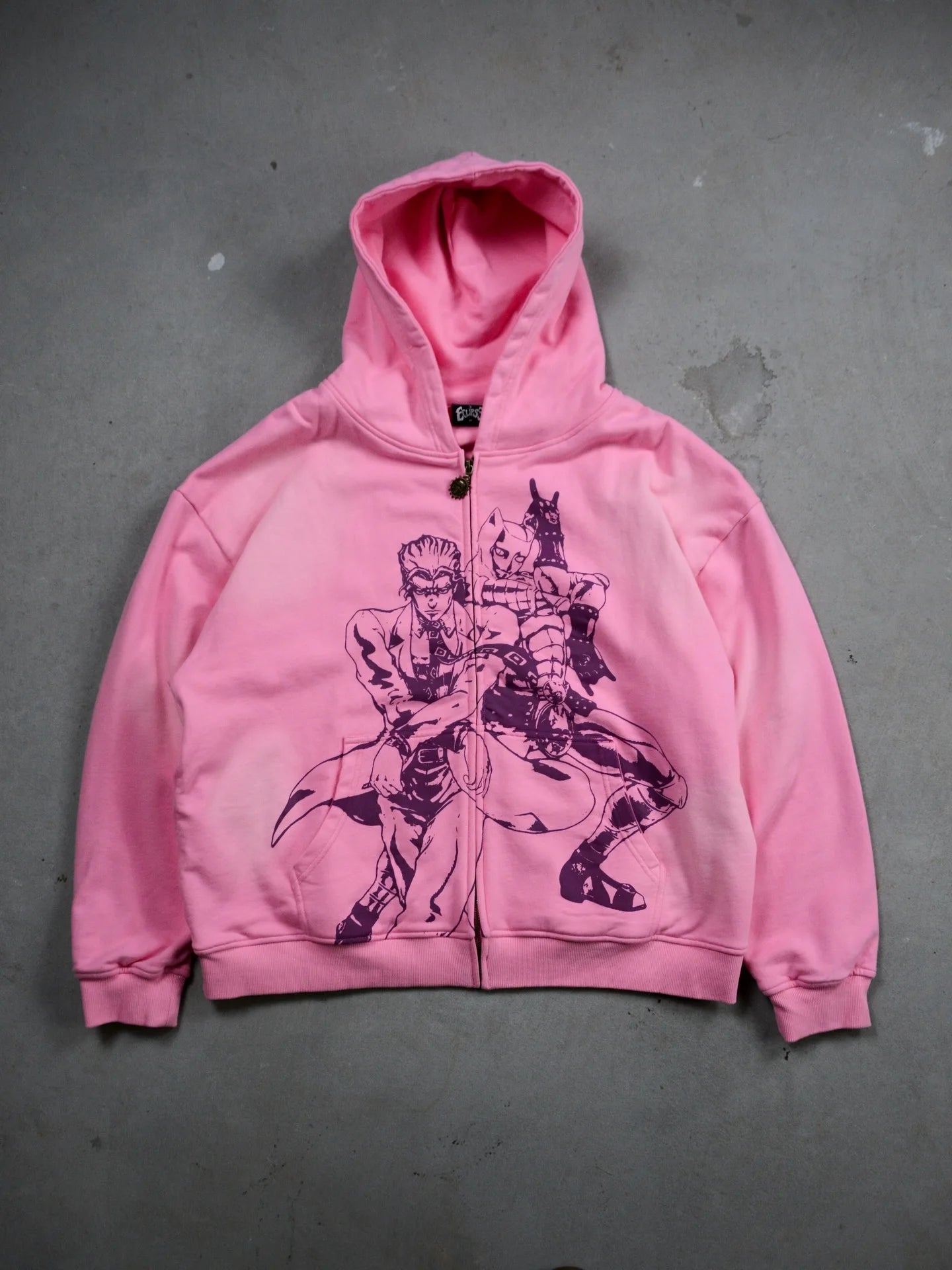 Jojo Bizarre Adventure Silver Chariot Zip Up Hoodies Women Y2k Oversized Hoodie Hip Hop Couples Harajuku Street Men Sweatshirt