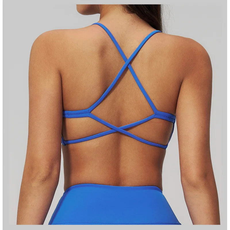 Sports Bras Woman Quick-Dry Women Underwear Sporty Woman Top Summer Slim Fit Casual Backless Running Sports Wear Female Clothing