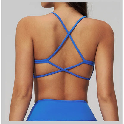 Sports Bras Woman Quick-Dry Women Underwear Sporty Woman Top Summer Slim Fit Casual Backless Running Sports Wear Female Clothing