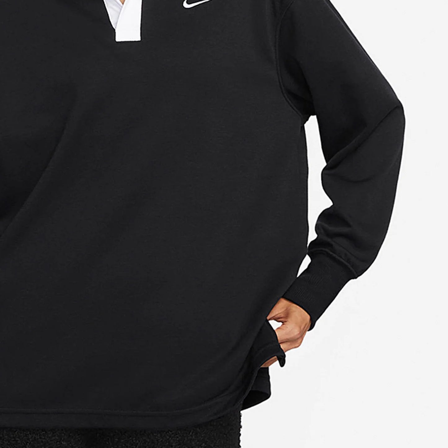 Nike Authentic Autumn New Women's Sports Casual Comfortable Lapel Pullover Hoodie FB8721-010