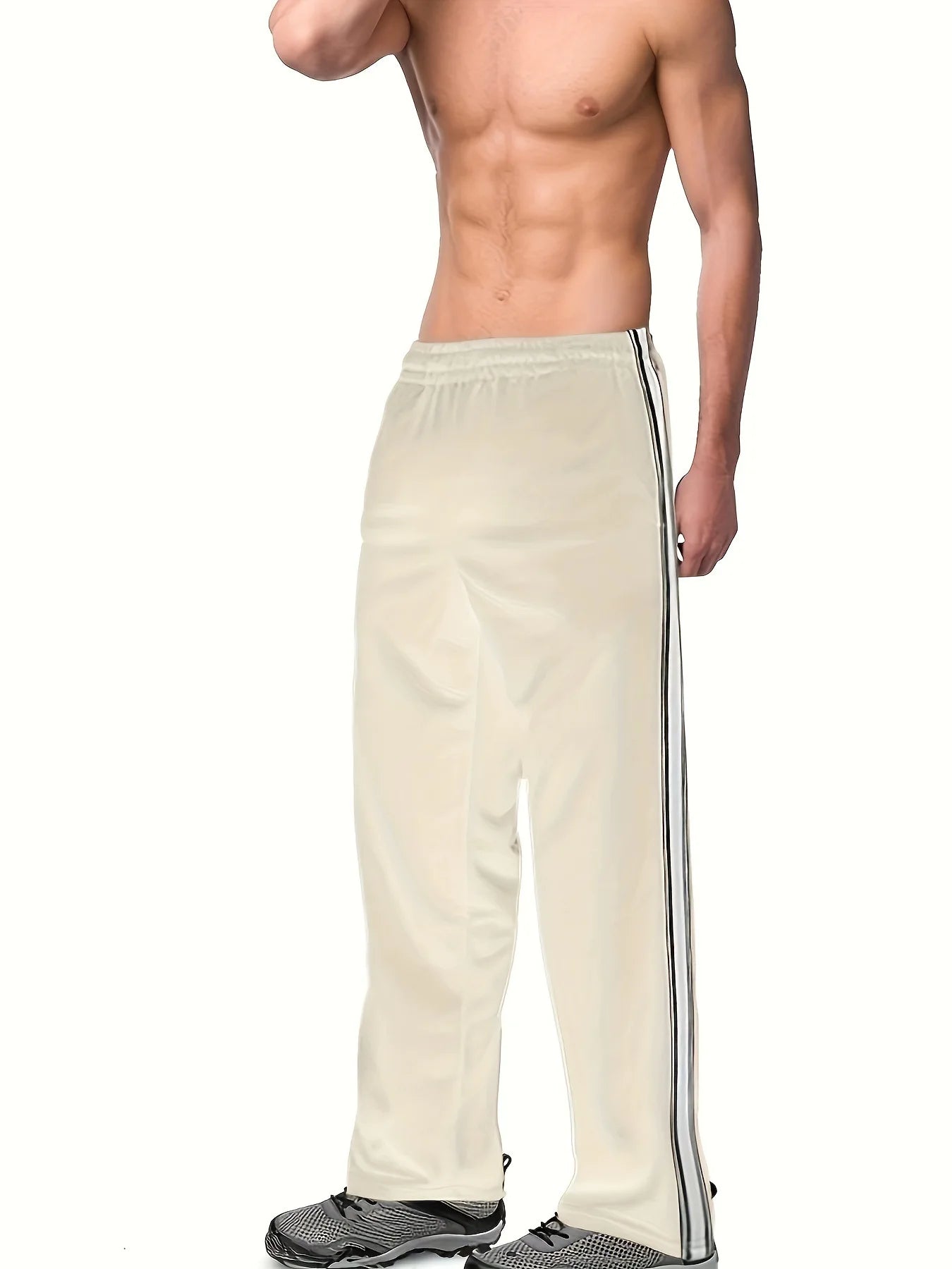 New Summer Men's Casual Sports Pants Gym Workout Joggers Running Trousers for Men Waist Lightweight Quick Dry
