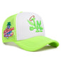 Baseball Hat LA Wings Embroidered Hip Hop Hat Outdoor Daily Leisure Sunshade Hat Male Female Flat Edge Mesh Hat