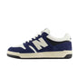New Balance NB480 Unisex Low-Top Sneakers – White/Blue, Synthetic Leather, Soft, Comfortable & Durable BB480PEN