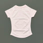 Histello Women Short Sleeve Sports T-Shirt Round Neck Breathable Stretchy Quick Dry Top Yoga Gym Running Fitness Activewear