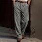 Spring Summer Stylish Straight Cargo Pants Men Casual Texture Corduroy Trousers For Men Daily Leisure Loose Pant Streetwear