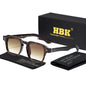 HBK New Fashion Sunglasses Men Vintage Square Gradient Sun Glasses Outdoor Sports Party Vacation Travel Driving Eyeglasses