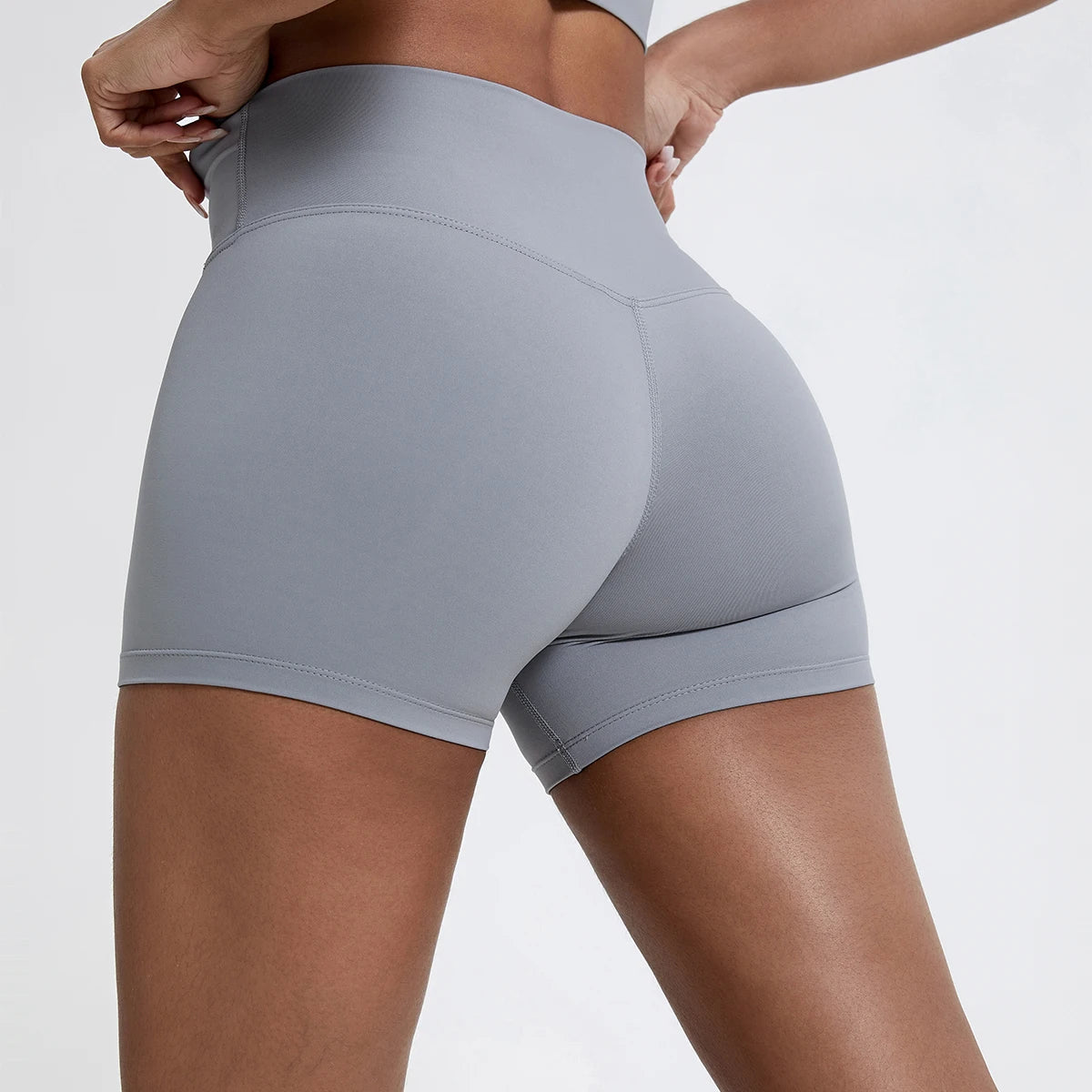 Hearuisavy Women's Sports Shorts Summer Running Fitness Shorts Gym High Waisted Yoga Pands Breathable Quick Dry Workout Leggings