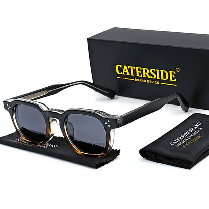 CATERSIDE Fashion Unisex Sunglasses Small Frame Square Personalized Design Sun Glasses