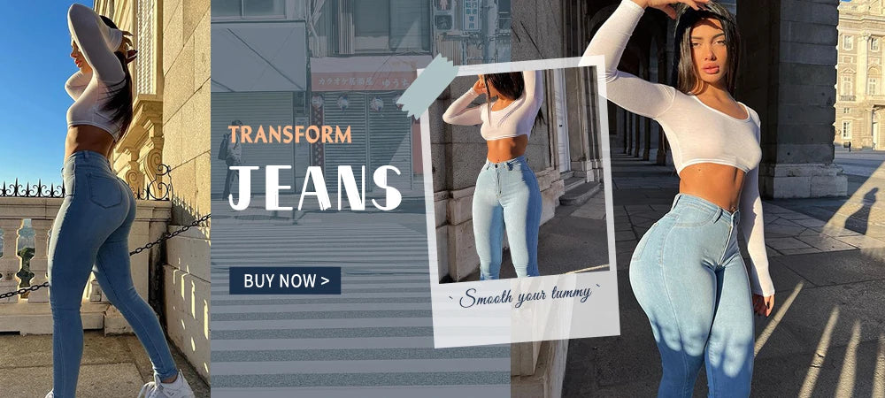 High Waisted Skinny Flare Jeans for Women Tummy Control Butt Lift Stretch Denim Pants Sexy Slimming Straight Leg with Pockets