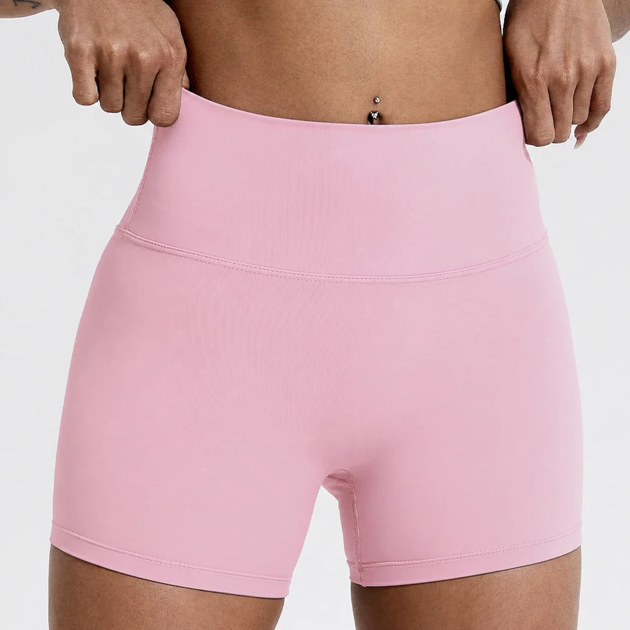 Hearuisavy Women's Sports Shorts Summer Running Fitness Shorts Gym High Waisted Yoga Pands Breathable Quick Dry Workout Leggings