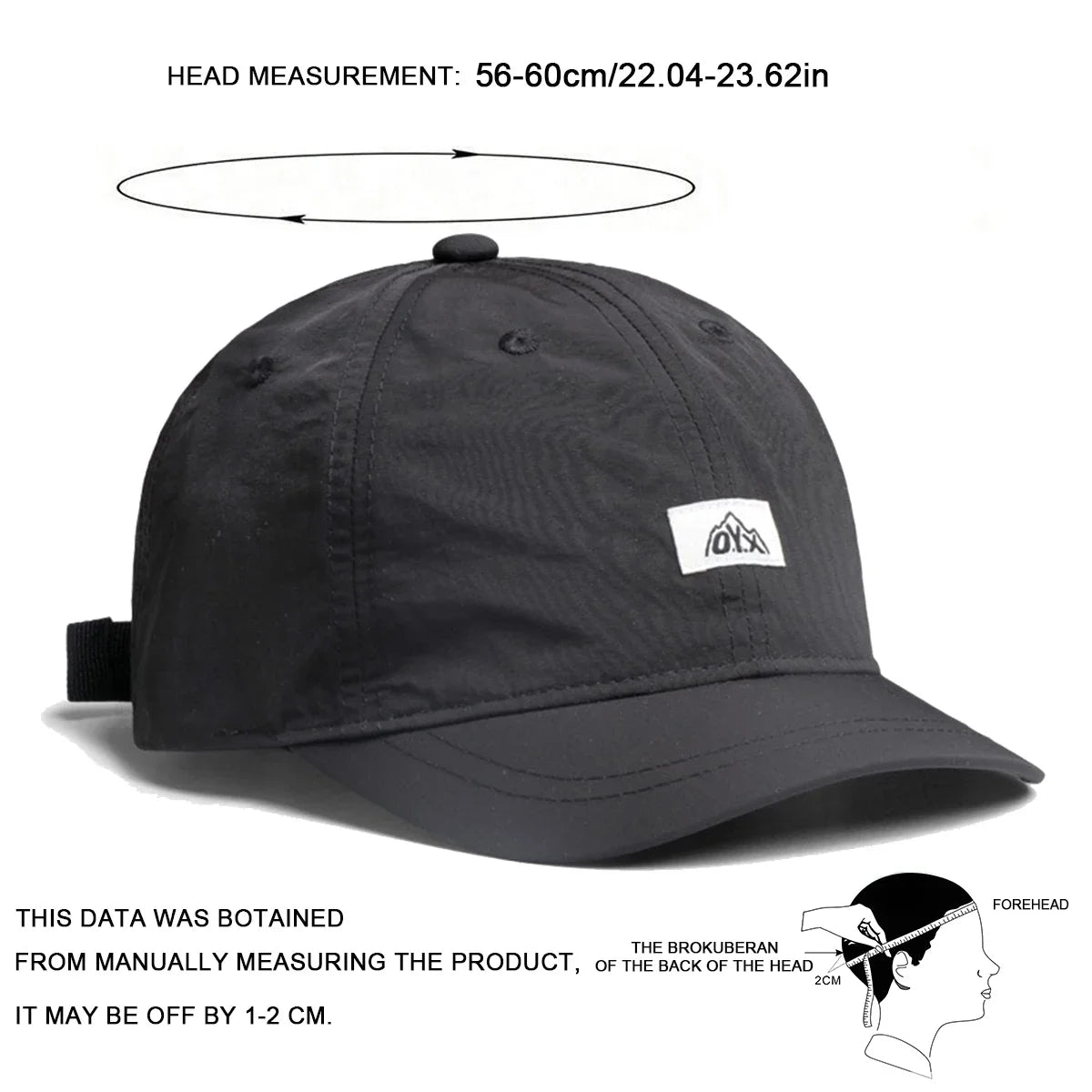 Unisex Quick Drying Baseball Caps Spring Summer Outdoor Adjustable Casual Hats Sunscreen Hat Sports Cap