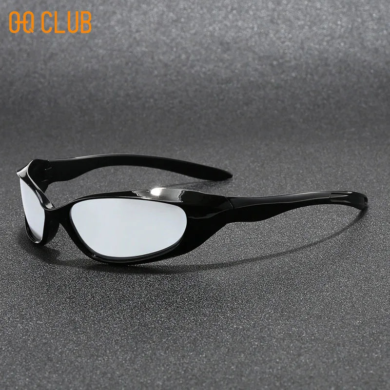 O-Q CLUB New Y2k Sunglasses For Men And Women Sports Cycling Glasses Women Trendy Street Sunglasses Men Fashion Shades Lunette