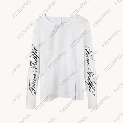 Subculture Fashion Y2K Hooded sweatshirt Harajuku Letter Print Gothic Oversized Pullover Punk Streetwear Goth Hoodie sweatshirt