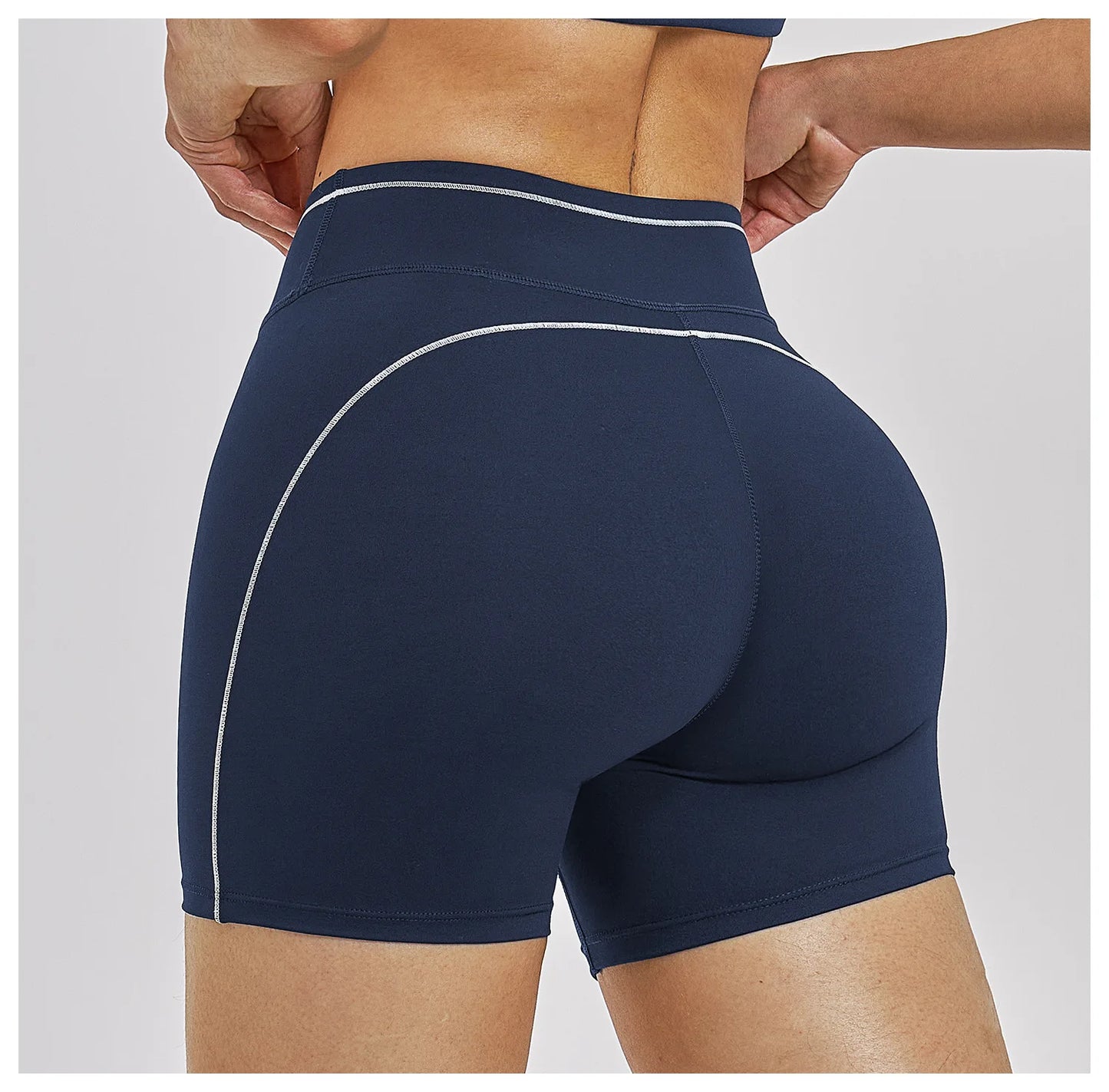 Women Running Sports Shorts Buttock Lift Gym Leggings Women Summer Shorts Cycling Slim Fit Workout Shorts High Waist Yoga Shorts