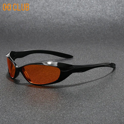 O-Q CLUB New Y2k Sunglasses For Men And Women Sports Cycling Glasses Women Trendy Street Sunglasses Men Fashion Shades Lunette