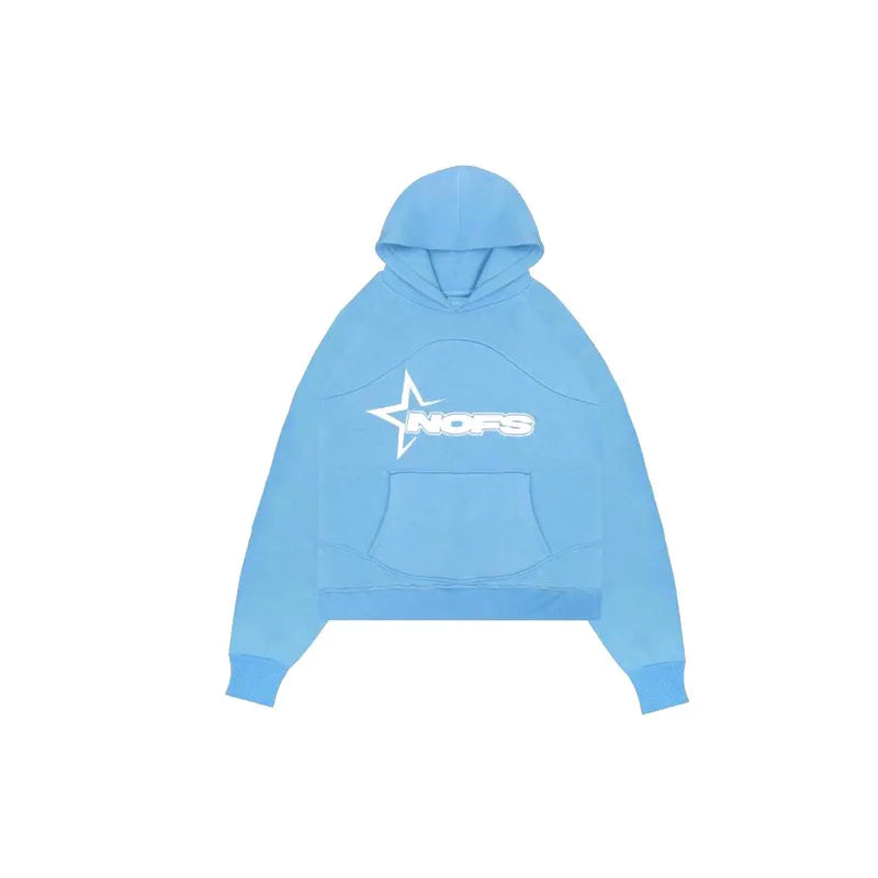 Harajuku Hoodies Men Y2k Hip Hop letter Graphic Print Hooded Sweatshirt Punk Rock Oversized Pullovers Baggy Sweatpants Suits