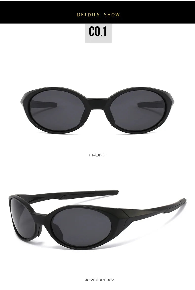New Trendy Snow Sports Sunglasses, Outdoor Cycling Goggles, Windproof European and American Polarized Sunglasses