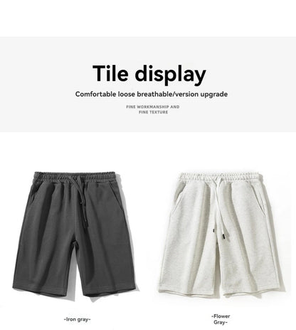 Ultra-thin Cotton Neutral Capris Comfortable Versatile For Outdoor Training Loose and Breathable Shorts For Sports