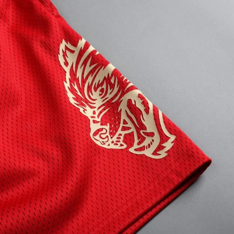 Men's Summer Streetwear Sports Casual Shorts Gym Fitness Mesh