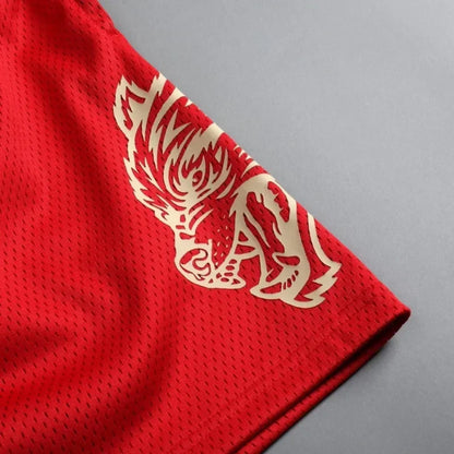 Men's Summer Streetwear Sports Casual Shorts Gym Fitness Mesh