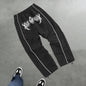 Men's Trendy Skull And Thorn Print Casual Athletic Pants Fitness Training Pants Suitable For Daily Commute And Fashionable Wear
