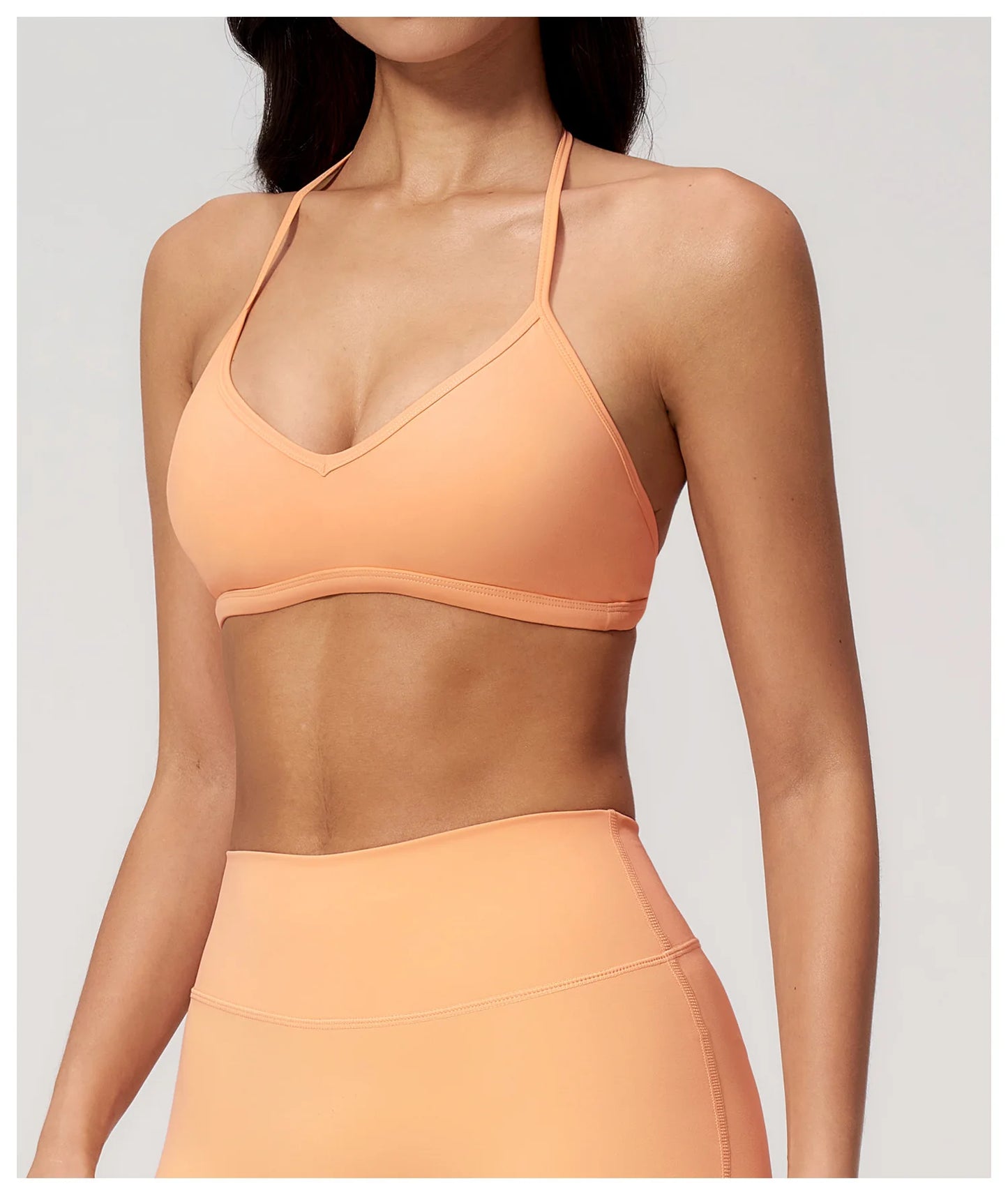 Sporty Woman Top New Brushed Yoga Wear For Women Halter Neck Bra Shockproof Quick-dry Summer Women Underwear Gym Clothes Woman