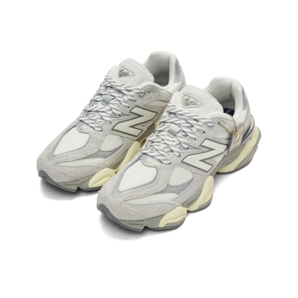 New Balance NB 9060 Unisex Low-top Casual Sneakers, Grey | Retro Stylish, Wear-resistant & Durable U9060HX