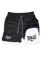 Men Running Shorts 2 in 1 Double-deck Sport Shorts Sportswear Gym Fitness Short Pants Training Jogging Bottom Men's Clothing