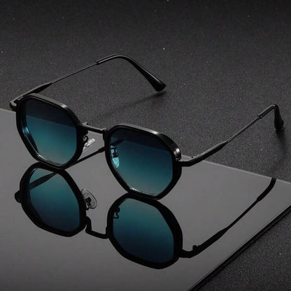 1 Pair Unisex Round Metal Fashionable Sunglasses Vintage Irregular punk Man Sun Glasses Classic UV400 Male Female Eyeglasses