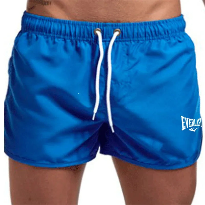 EVERLAST Men's Sports Shorts Summer Quick Dry Breathable Mesh Fitness Running Shorts Swimming Vacation Shorts