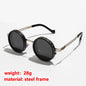 Polarized ND9 Adjustable Dimming Sun Glasses Men Women Round Sunglasses Retro Punk Men's Fishing Eyeglasses Outdoor Shades UV400