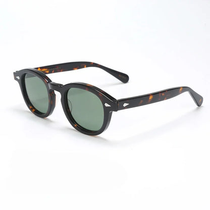 Johnny Depp Polarized Sunglasses Men Sun Glasses Woman Luxury Brand Vintage Acetate Frame Goggles