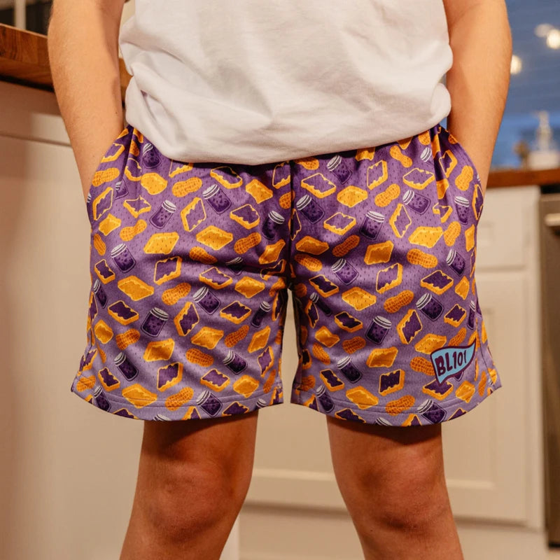 Summer New Children/Youth Shorts Baseball Lifestyle 101 Batters And Bread Shorts Oversized Breathable Quick Drying Shorts ﻿
