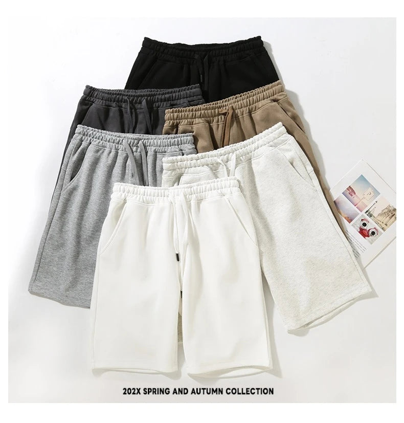 Ultra-thin Cotton Neutral Capris Comfortable Versatile For Outdoor Training Loose and Breathable Shorts For Sports