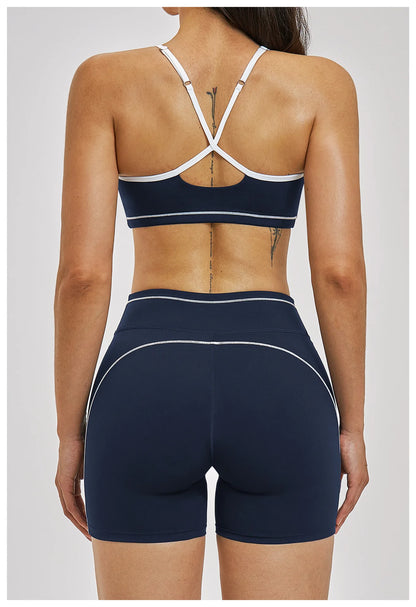 Women Running Sports Shorts Buttock Lift Gym Leggings Women Summer Shorts Cycling Slim Fit Workout Shorts High Waist Yoga Shorts