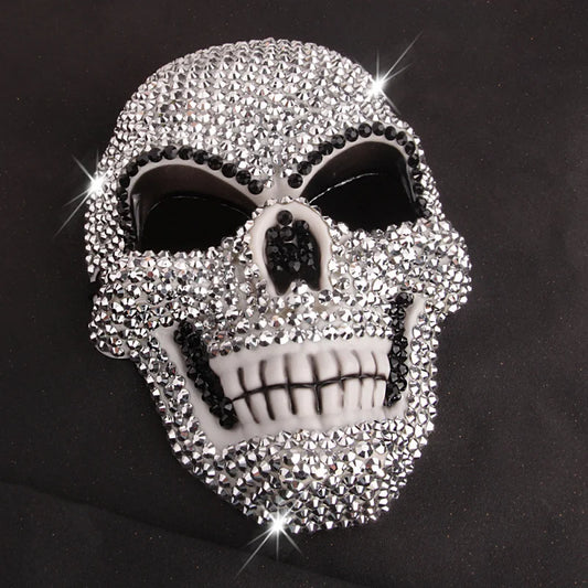 New Rhinestone Masquerade Mask Halloween Party Fashion Shiny Bling Mask Women Men Unisex Cosplay Prop Stage Performance Adult