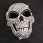 New Rhinestone Masquerade Mask Halloween Party Fashion Shiny Bling Mask Women Men Unisex Cosplay Prop Stage Performance Adult