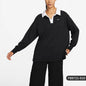 Nike Authentic Autumn New Women's Sports Casual Comfortable Lapel Pullover Hoodie FB8721-010