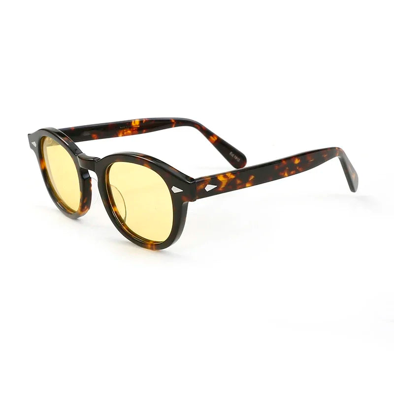 Johnny Depp Polarized Sunglasses Men Sun Glasses Woman Luxury Brand Vintage Acetate Frame Goggles