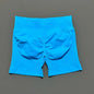 HISTELLO Women Sports Impact Shorts Seamless Low Waist Scrunch Bum Butt Lifting Stretch Gym Yoga Workout Fitness Short Leggings