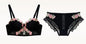 MOYISU New Vintage Embroidery Cream Sweet Flowers Pastoral Field Sexy Underwear for Women Small Breasts Pure Desire Gathered Up